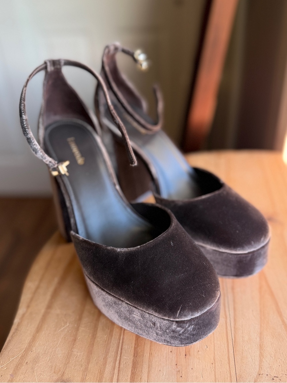 Larroude Ari Pump Women’s Shoes Size 9 Velvet Expresso